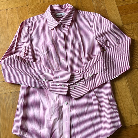 J. Crew Tops - J. Crew Cotton Striped Shirt Size XS